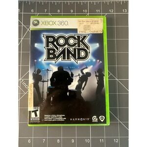 Rock Band - Microsoft Xbox 360 Live. Case, Disc & Insert. Tested/working